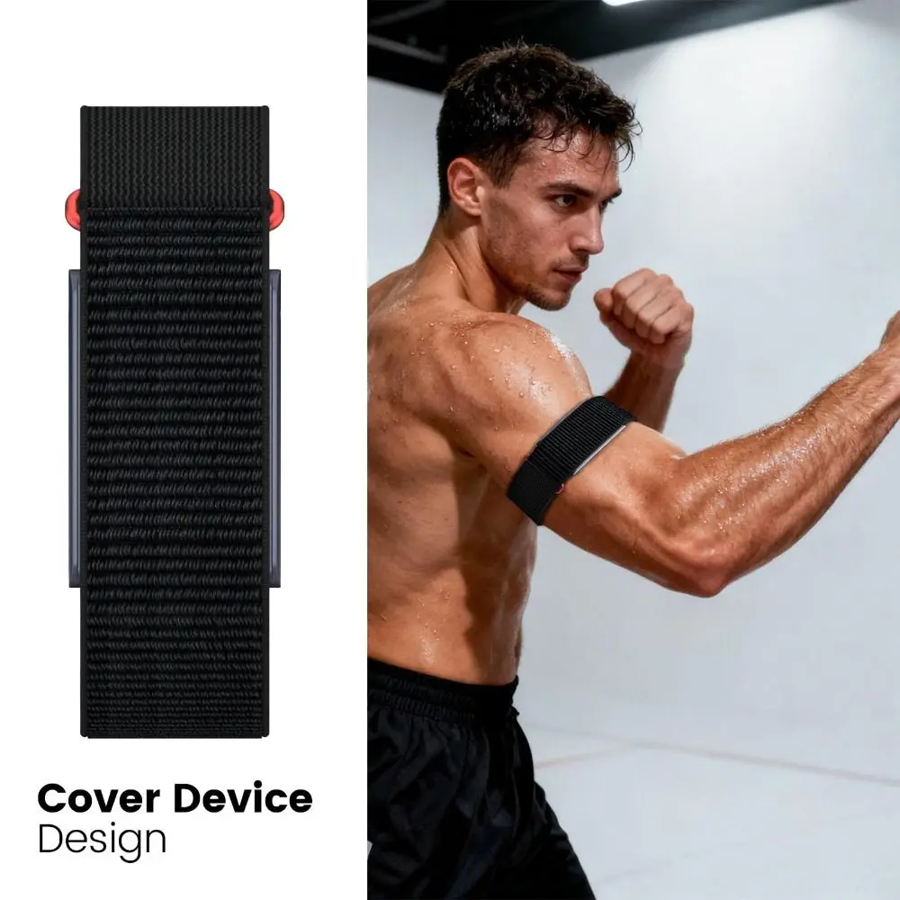 New Nylon Sport Band Bicep Band Adjustable Loop Design Replacement Wristband Breathable Arm/Ankle Band for Amazfit Helio Strap
