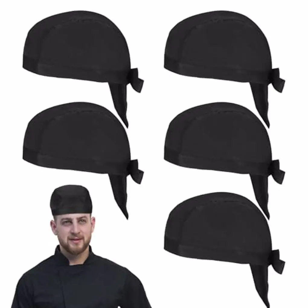 

Unisex Adjustable Chef Pirate Chef Hat Skull Hat Restaurant Dining Chef Hat Kitchen Cooking Bakery Work Wear Cap