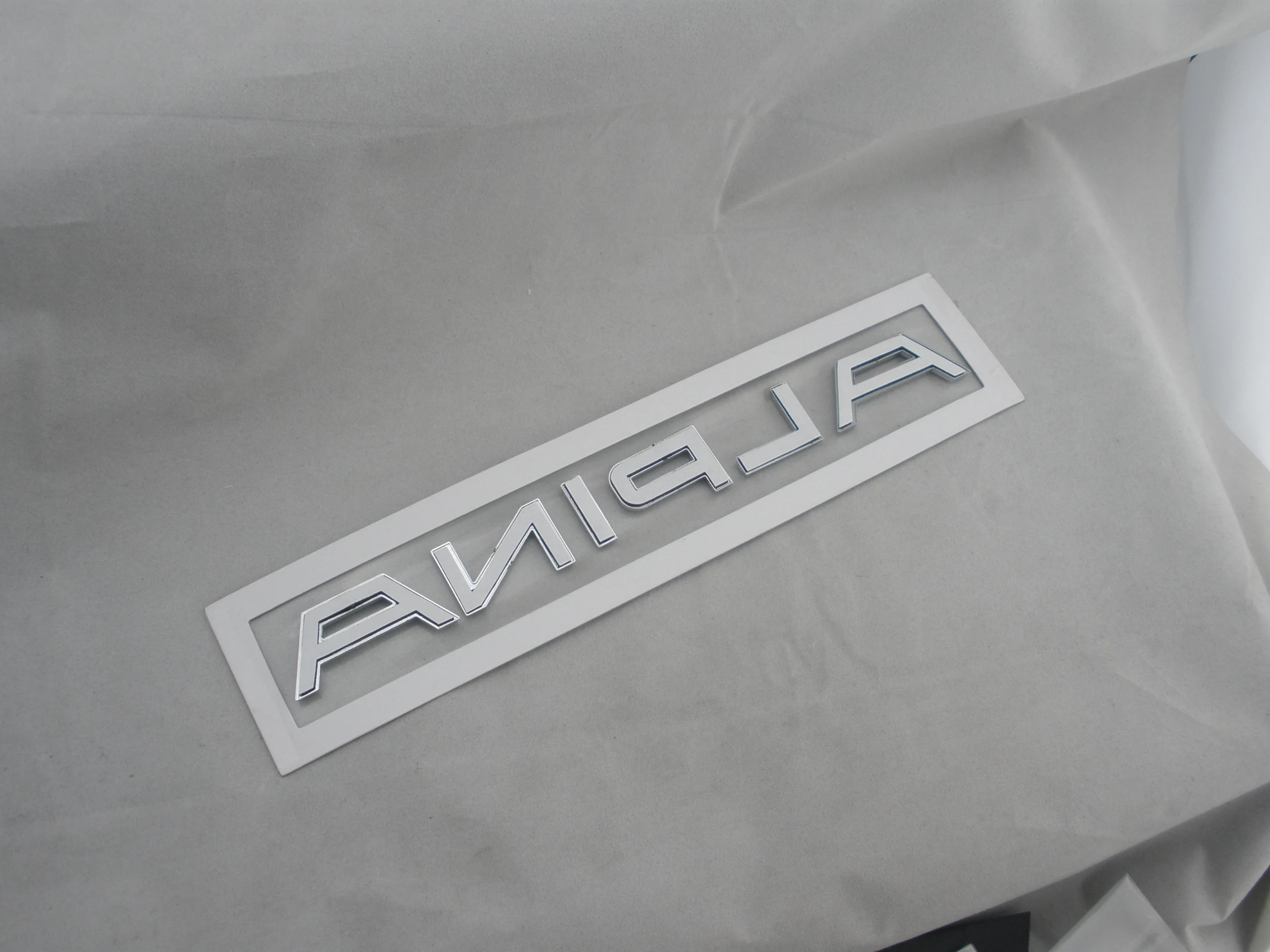 3D Plastic Badge ALPINA Logo Car Rear Trunk Fender Stickers Decals DIY Emblem  Car Styling Accessories