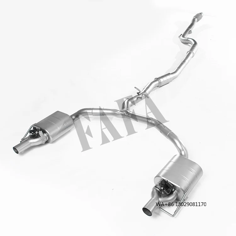 

Высокопроизводительная выхлопная система для E300 W213 2.0T: средняя и концевая секции, выхлопная труба с электроклапаном, глушитель