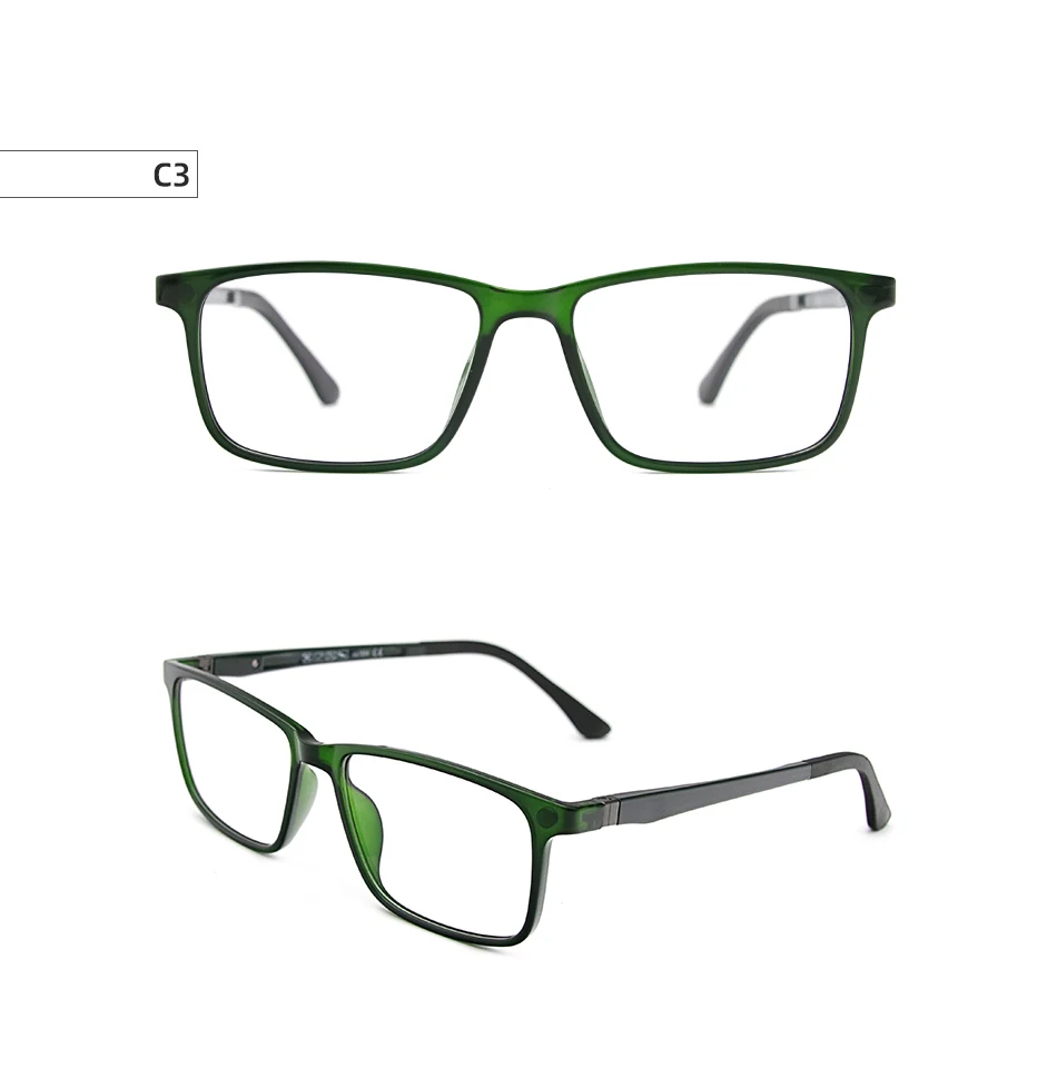 X3195 Magnet Clip Auf Brille Rahmen Männer Rezept Optische Brillen Rahmen Frauen Myopie Polarisierte Magnet Clip Auf Sonnenbrille – Detail 12