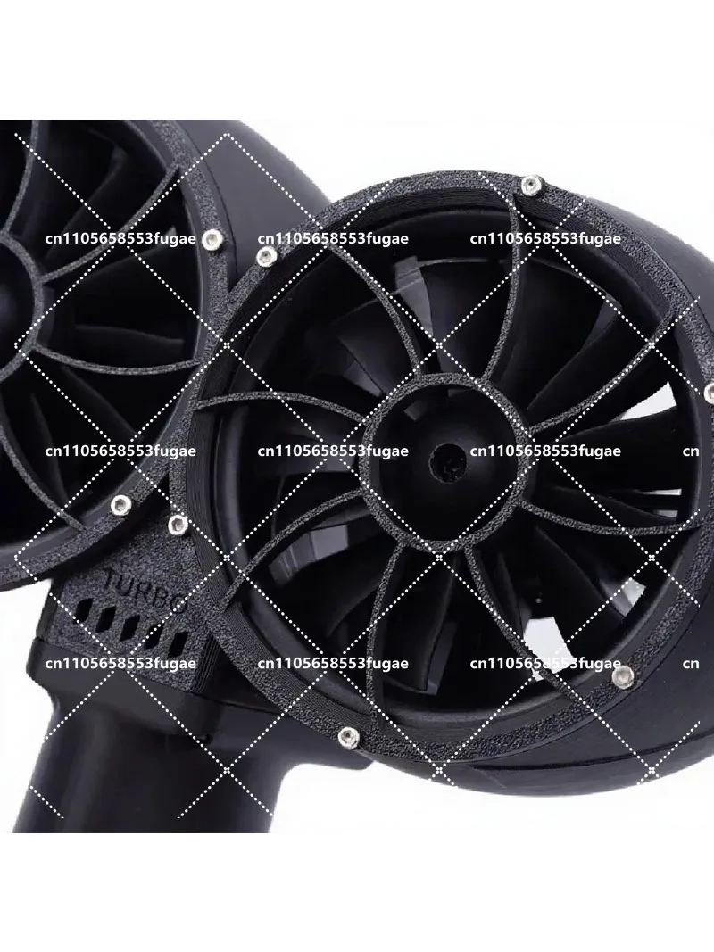 4000G Thrust Universal Blower for 18-24V Battery, 2400W Handheld Turbo Blower with 64mm Dual Brushless Motor