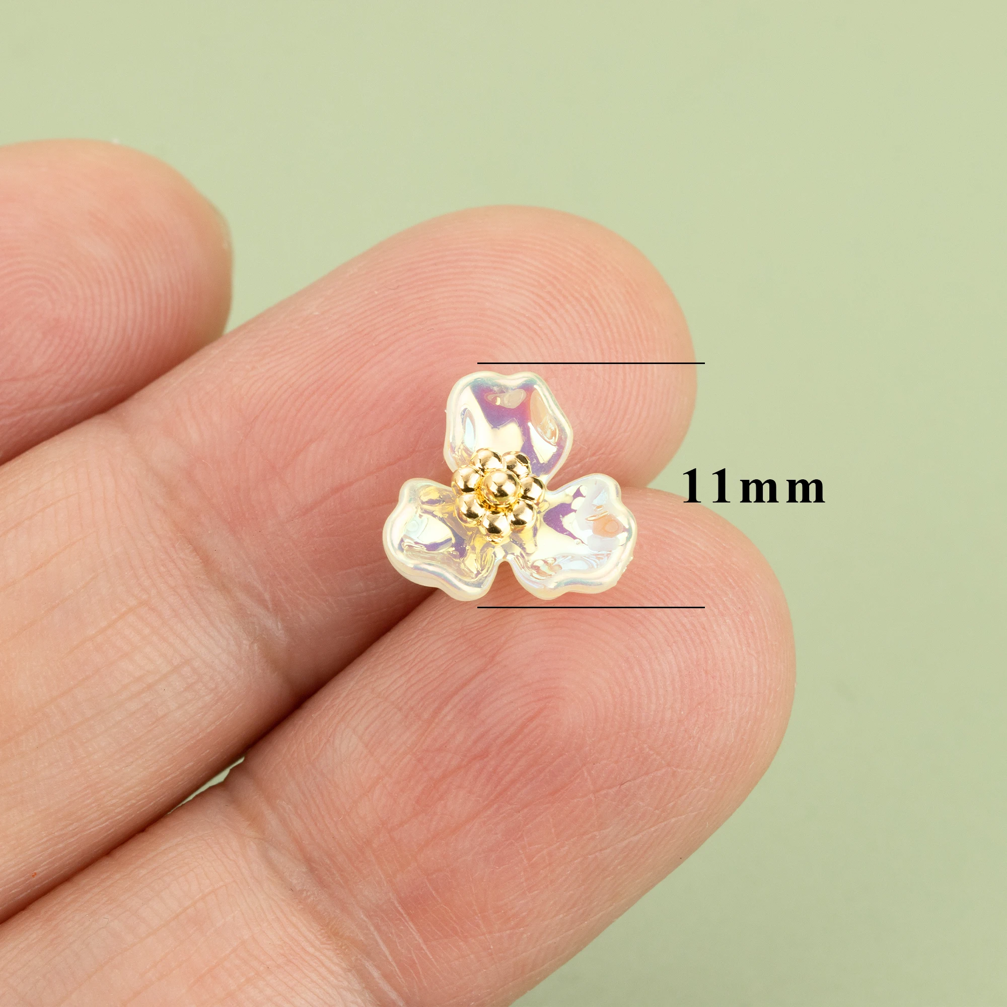 YEGUI,50pcs/lot,MH82,jewelry accessories,acrylic flower,18k gold plated,decorative supplies,jewelry making,handmade,diy pendants