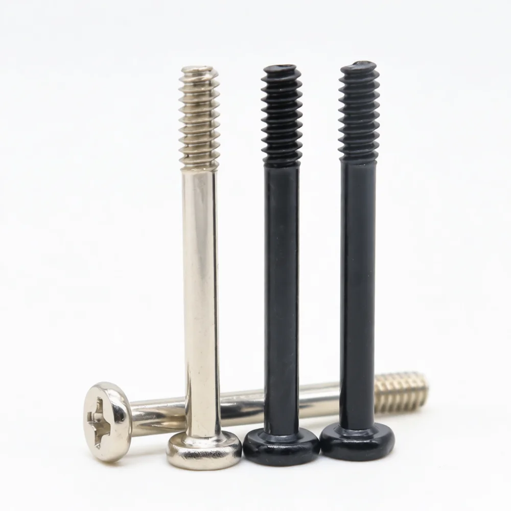 Computer Cooling Fan Screws 6 32 Thread Pan Head Bolts For Radiator Mounting Black Nickel Desktop Hardware Accessory