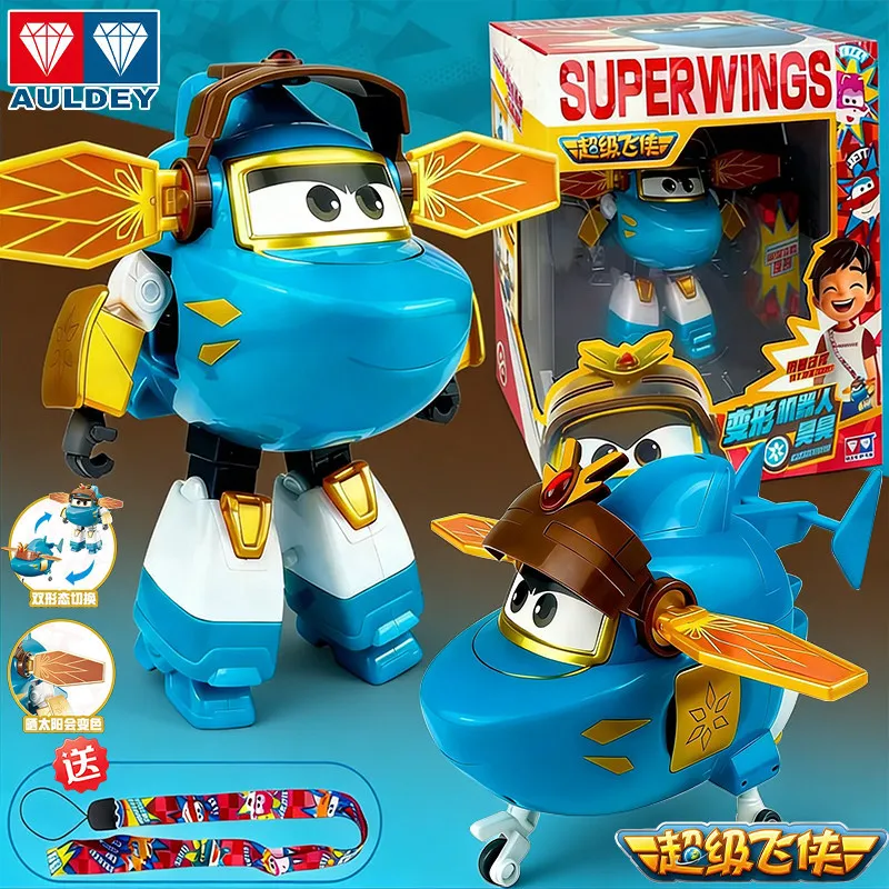 

Auldey Authorized Super Wings Deformation Robot Hao Hao Ku Ying Action Figure Model Kids Toy Birthday Holiday Gift