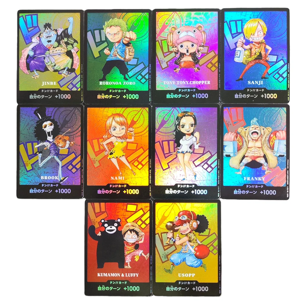 Proxy ONE PIEC DON!! Colección de Tarjetas Premium de Kumamon y Luffy, Colección Especial de Tarjetas de Juego TCG Japonés de Kumamoto