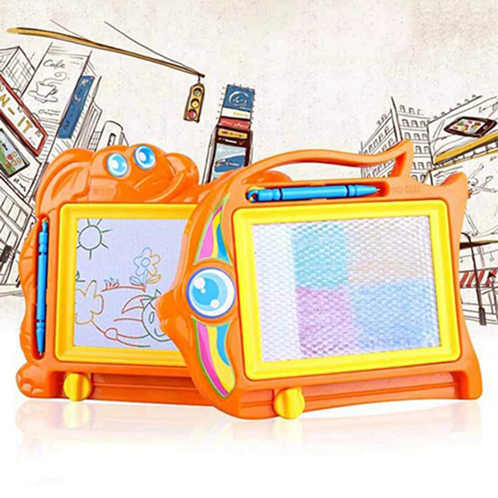 Drawing Board Cartoon Shape Erasable with Sketch Pen Magnetic Drawing Board for Kids