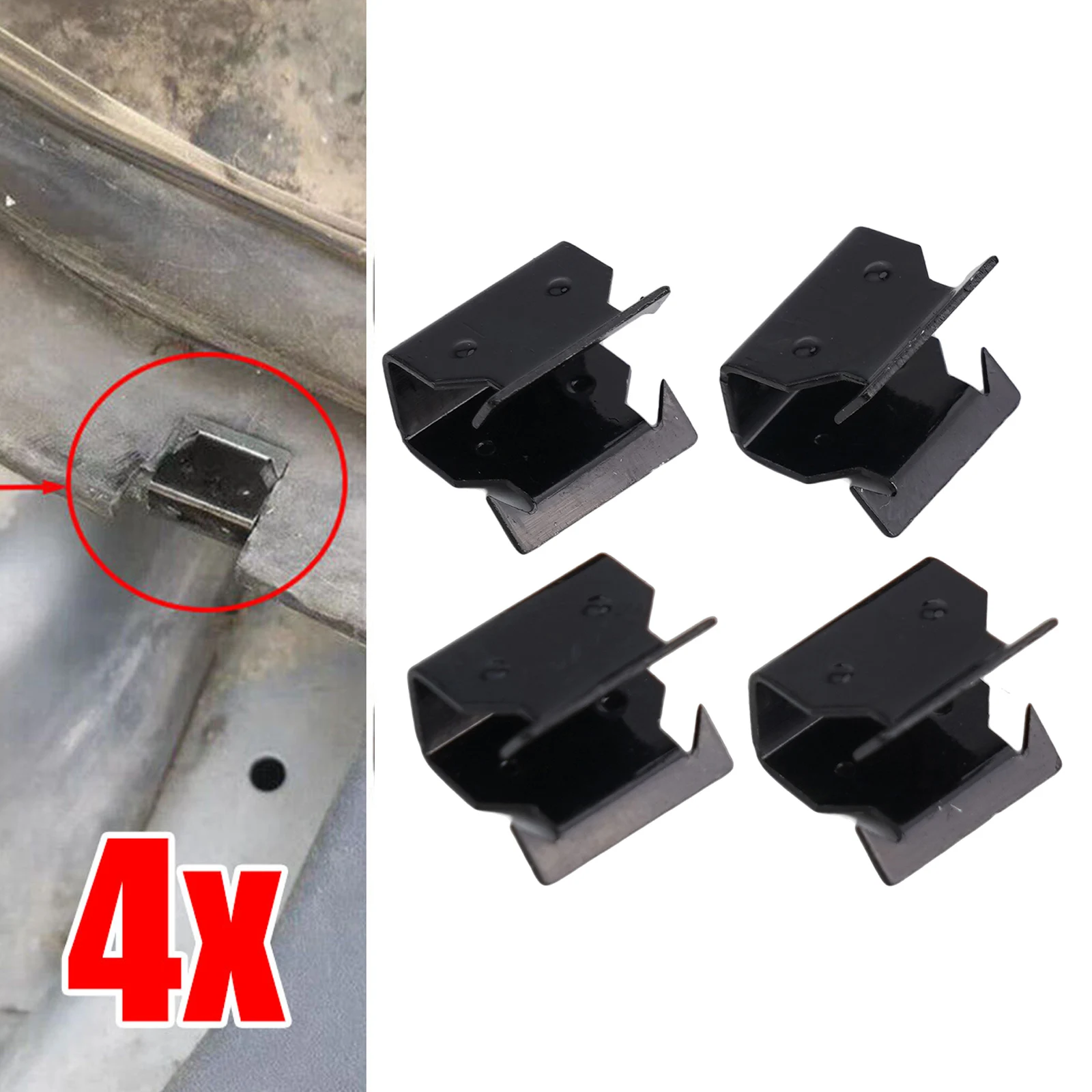 2/4/6pcs Cowl Scuttle Panel Trim Clips Metal Clamps Front Below Windscreen For Ford Focus MK2 1329640 Replacement Parts