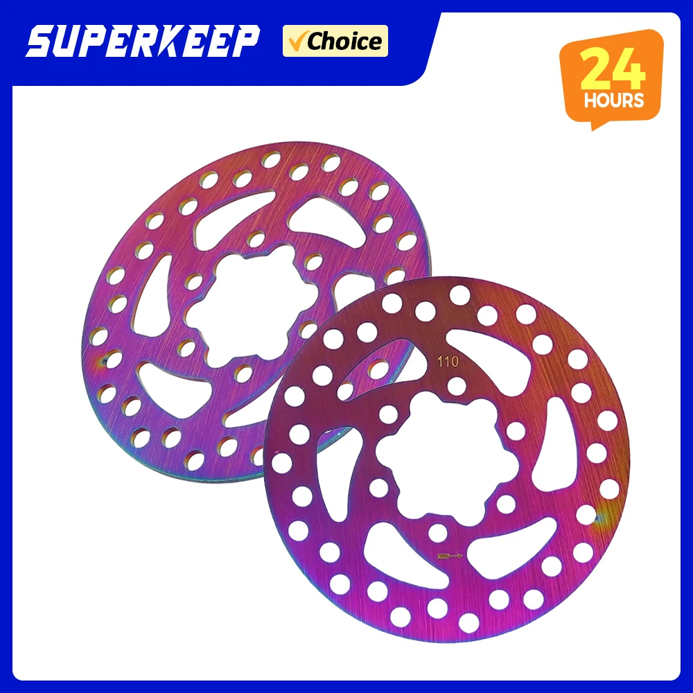 

Ротор из алюминиевого сплава 110 мм для электросамоката, дисковый тормоз 110 мм, 6 отверстий, с 5 винтами, запасные части для ремонта