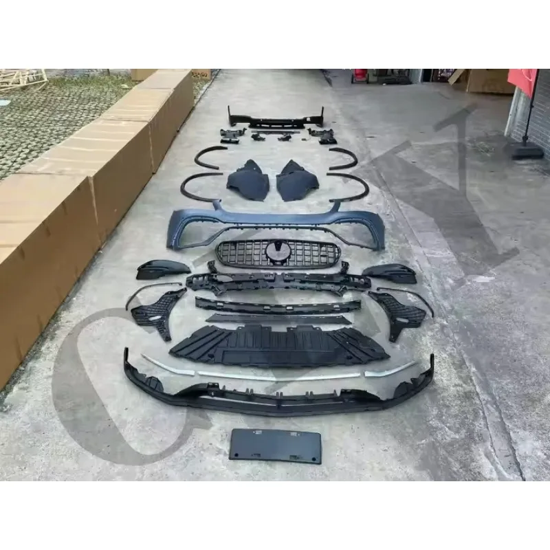 

Factory Hot Selling Auto Car Bumper for GLC SUV X253 16-19 Upgrade GLC63 Wide Body Kit Wheel Arch Car Grille Rear Diffuser