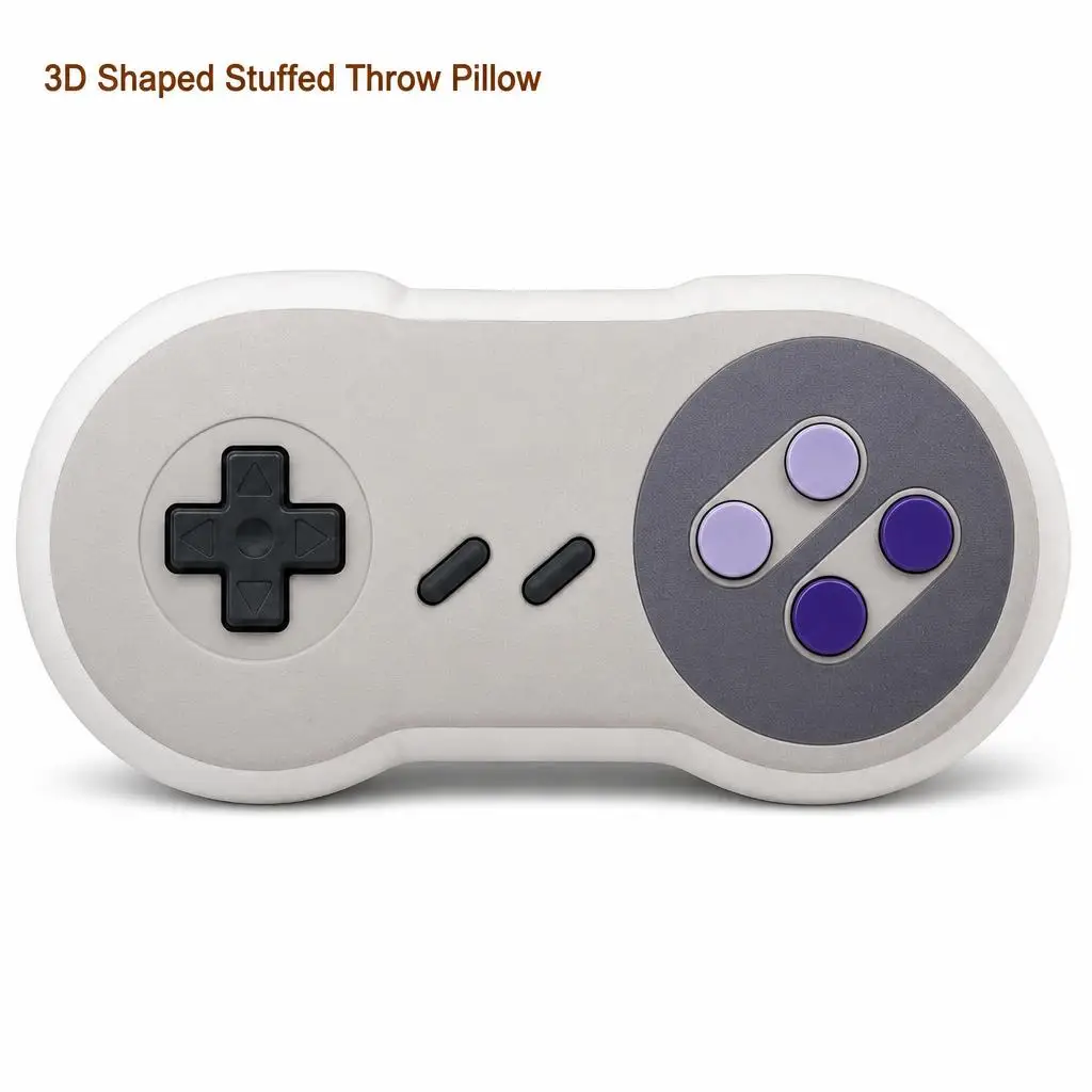 Retro Game Video Game Room Controller Plush Pillow Cushion Stuffed Throw Pillow Home Decor Sofa Bed Children's Bedroom Gifts