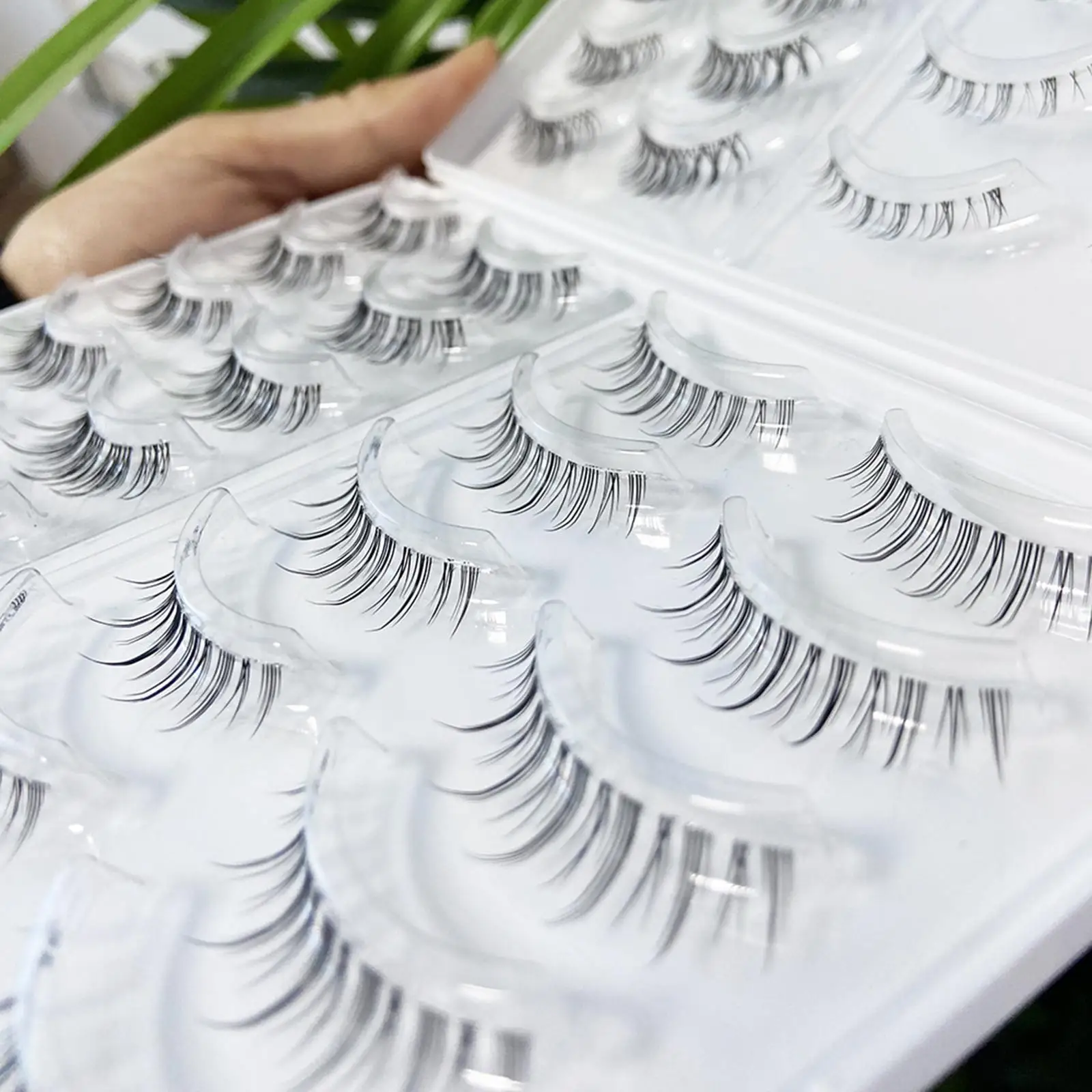 20x falsche Wimpern, natürliches Aussehen, 3D-künstliche Wimpern für Hochzeit, Cosplay