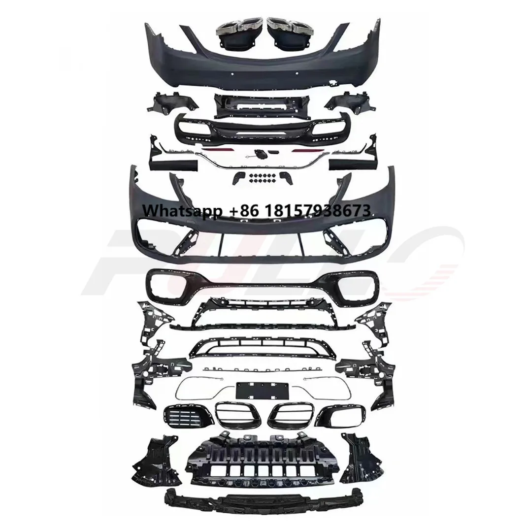 

Good Sale S63 Car Parts Body Kit for Benz S Class W222 2014-2020 Upgrade to S63 AMG Style with Front and Rear Bumper and Grille