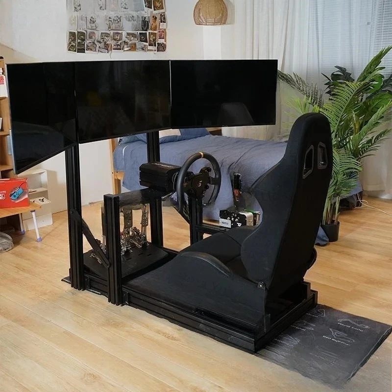 Direct drive bracket emulator full set of brackets domestic technology LCD folding seat game racing handbrake