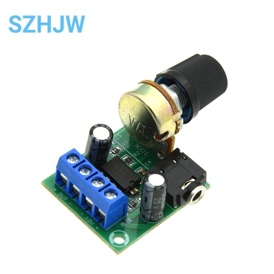 DC 3V-12V LM386 Mono Mini Power Amplifier Board YX1667 Audio Power Amplifier Board Adjustable Volume Mini Power Amplifier Module