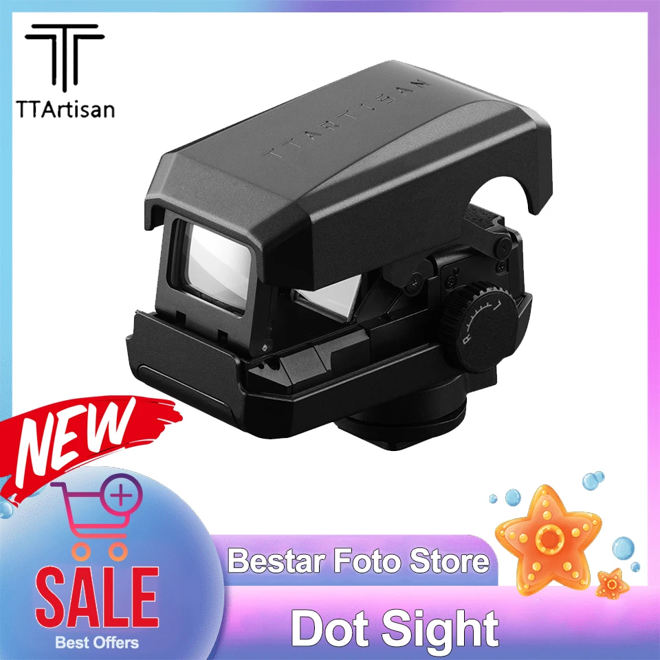 

TTArtisan Dot Sight Lightweight&Portable Three-Step to Calibrate the Recicle Photographic Accessory to Aid Telephoto Photography