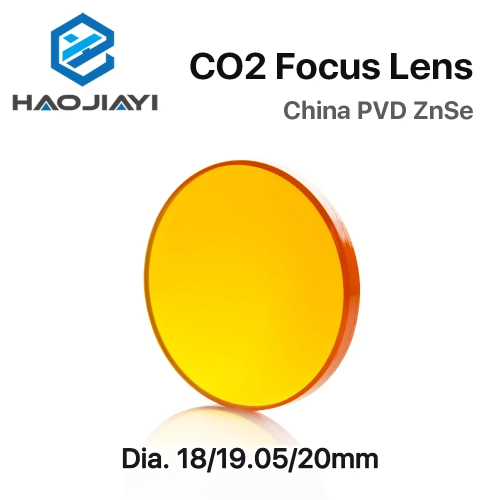 China CO2 ZnSe Focus Lens Dia.18 19.05 20 mm FL38.1 50.8 63.5 101.6 127mm 1.5 - 4