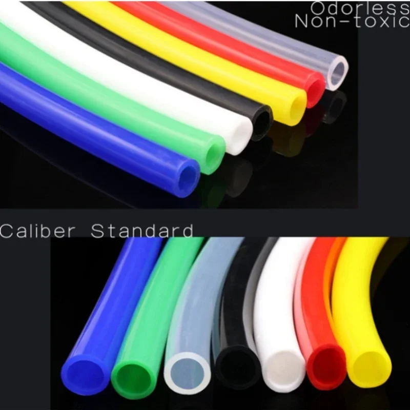 1 Meter ID 1 2 3 4 5 6 7 8 9 10mm Silicone Tube Flexible Rubber Hose Food Grade Soft Drink Pipe Water Connector High Temperature