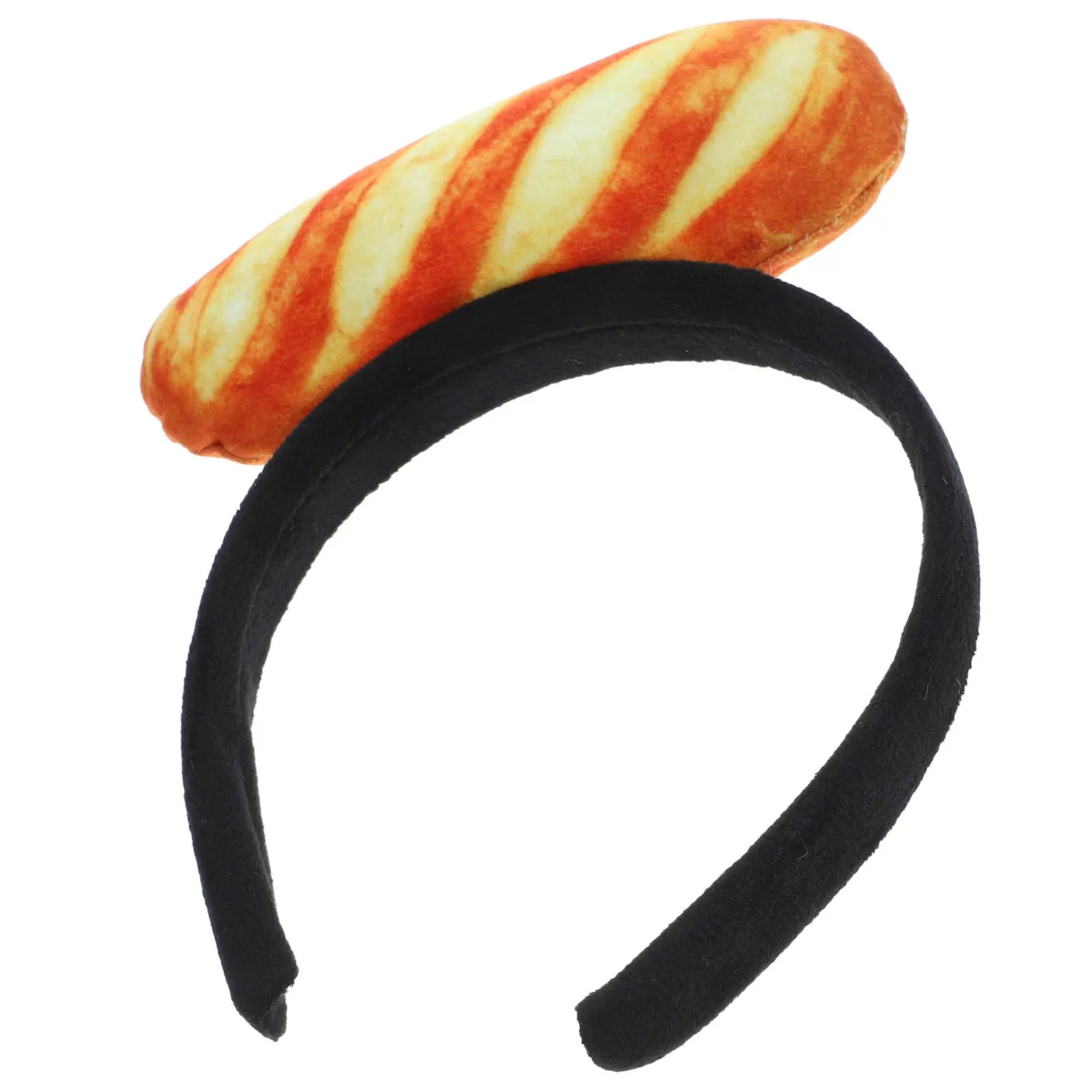 

Bread Headwear Soft Comfortable Lightweight Hair Hoop Party Festival Cosplay Costume Photo Props Dress Up Accessory