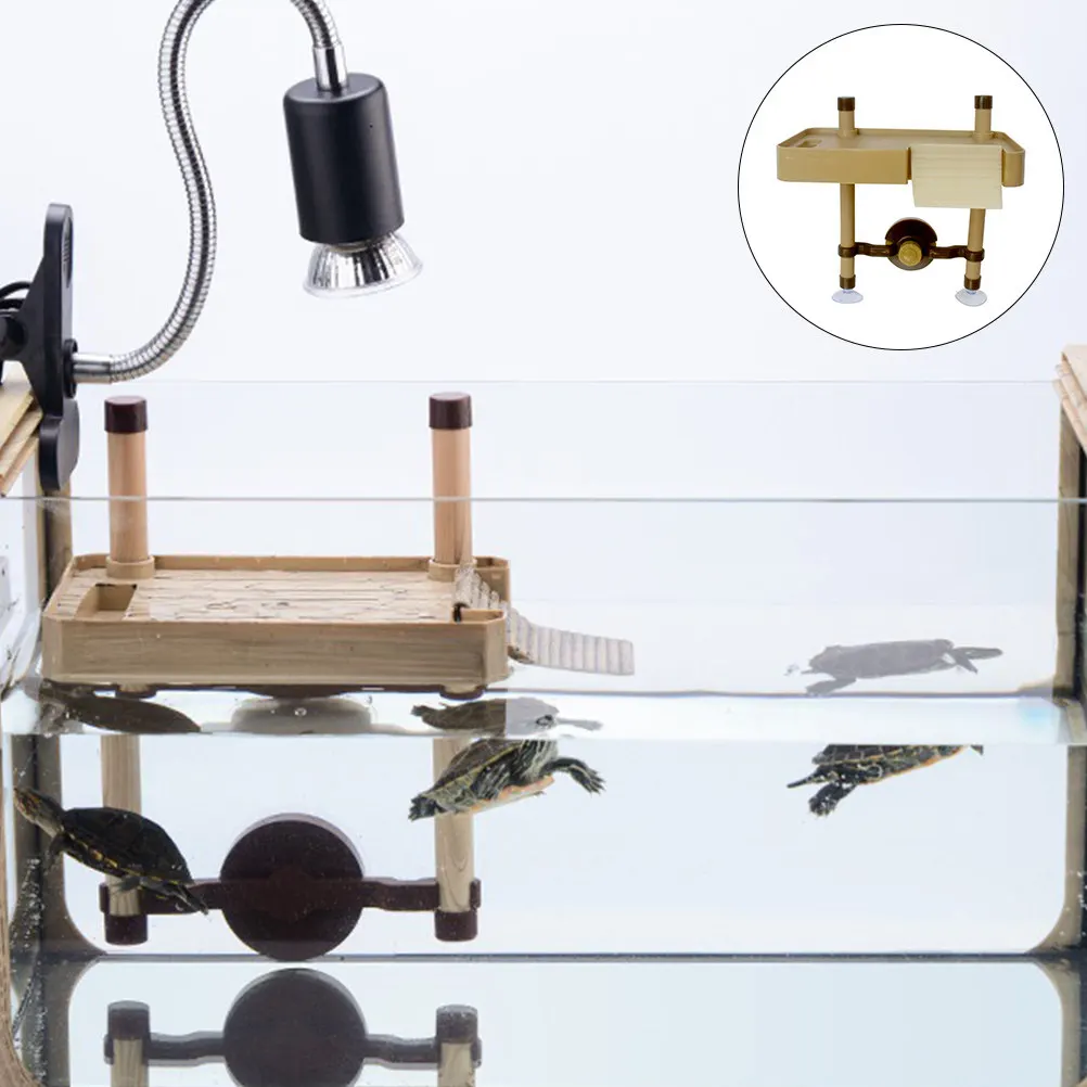 

1 шт. Пластиковая плавающая платформа для черепах, креативная терраса-посадочное место для черепах, декор для аквариума, ландшафт для аквариума