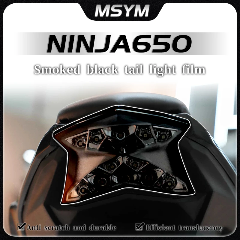 Para kawasaki ninja 650 ninja650 ninja650 ninja650 filme do farol filme transparente instrumento filme espelho retrovisor filme à prova de chuva