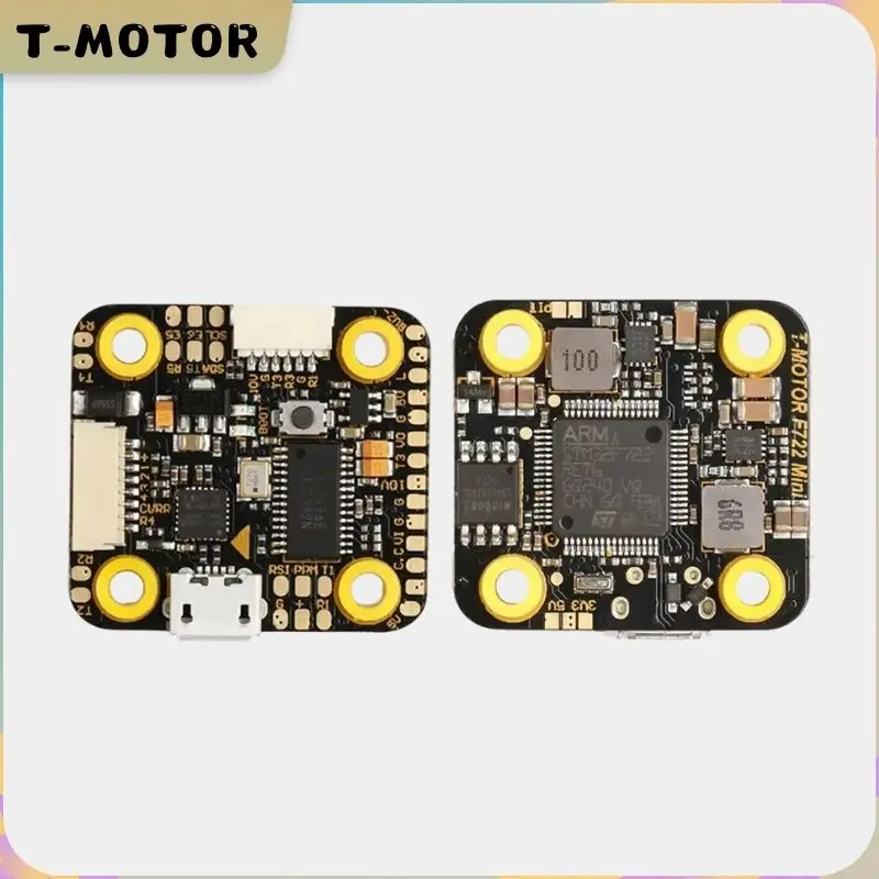 T-MOTOR New MINI F7 Flight Controller STM32F722 BMI270 3~6S Lipo Support OSD 20*20mm Matching with F45A MINI 4IN1 ESC FPV Drone