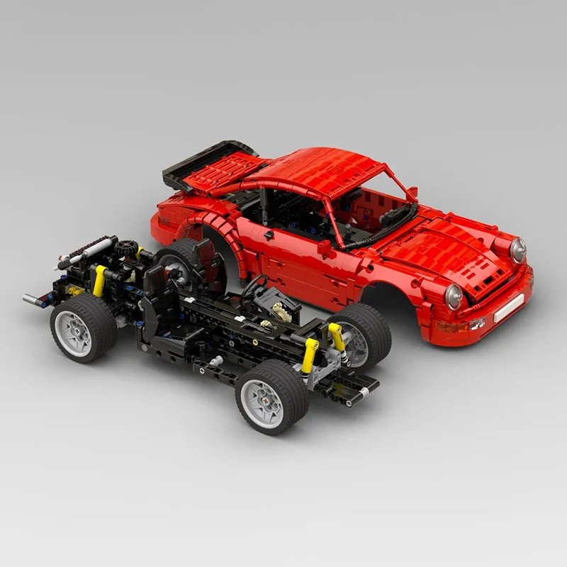 بطل سرعة السيارات Moc قوالب بناء وحدات سوبر سيارة رياضية نموذج التكنولوجيا كتل عيد الميلاد لتقوم بها بنفسك لعبة هدية البناء #6
