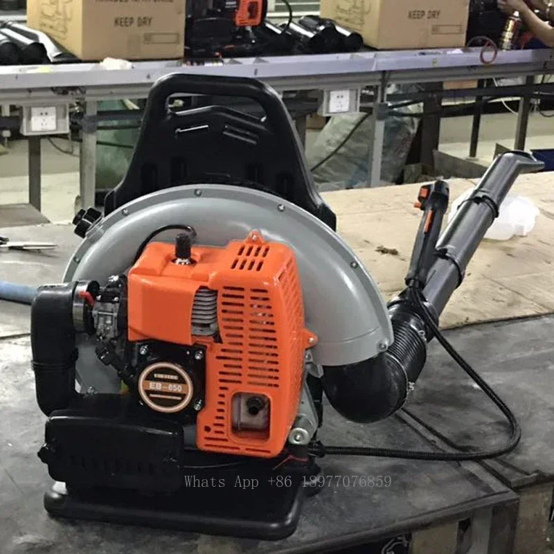 76CC Gasoline Snow Blowers 4 Stroke Leaf Blower Strong Wind Leaf Blowing Machine