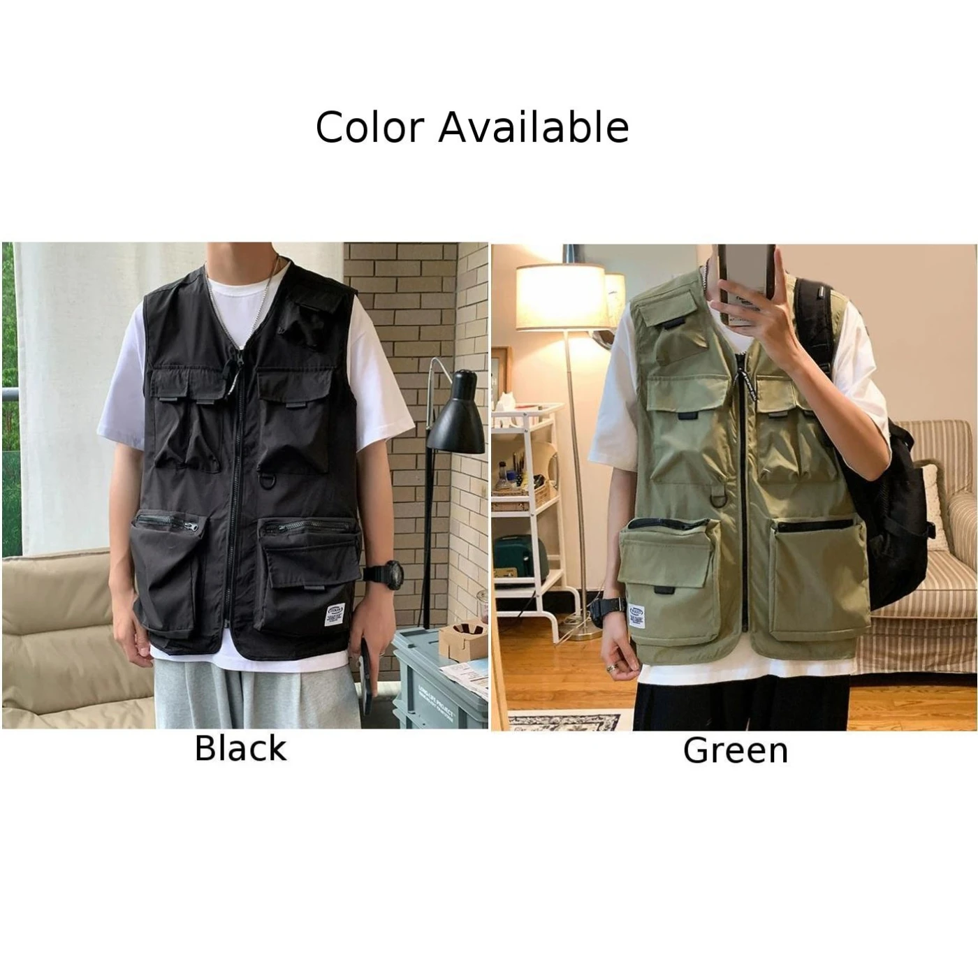 Gilet sans manches pour activités de plein air, vacances à la plage, mode, gilet d'été décontracté, adapté à un usage quotidien