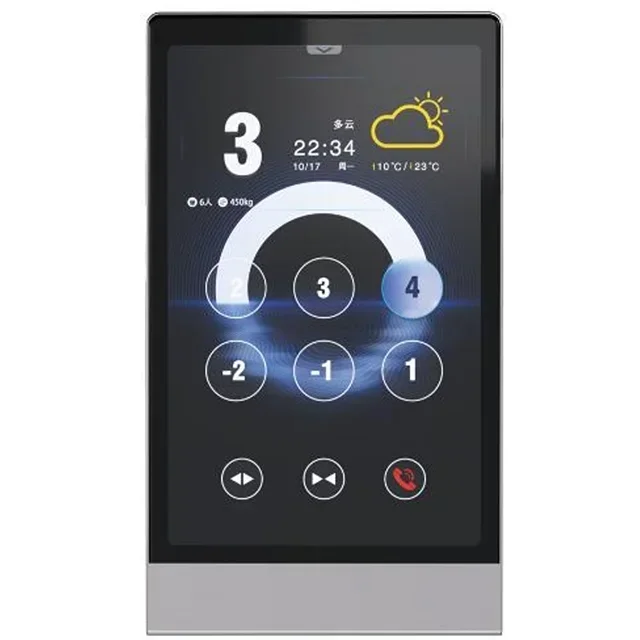 2026/Monarch Communication Protocol 13.3 Inch TFT Video Display Machine Elevator Car Inside Control Touch Cop Screen