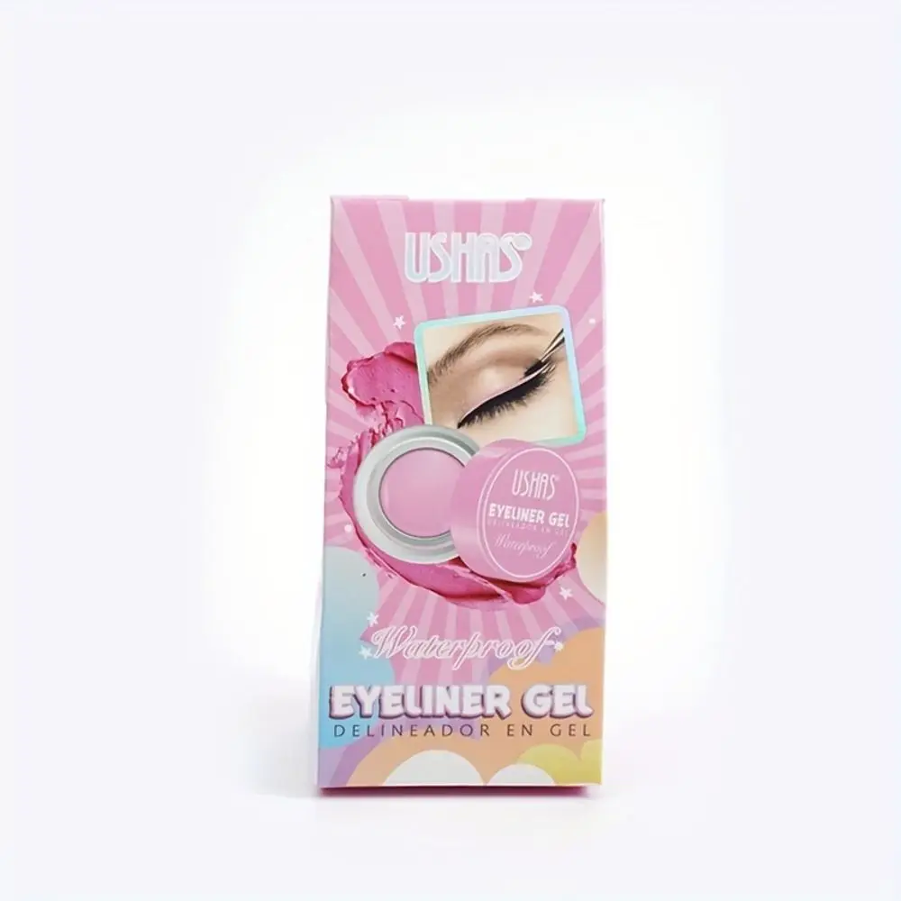 Non Smudge Colored Eye Liner Cream Waterproof 6 Color Colorful Gel Eyeliner Long Lasting High-Intensity Pigments Beauty