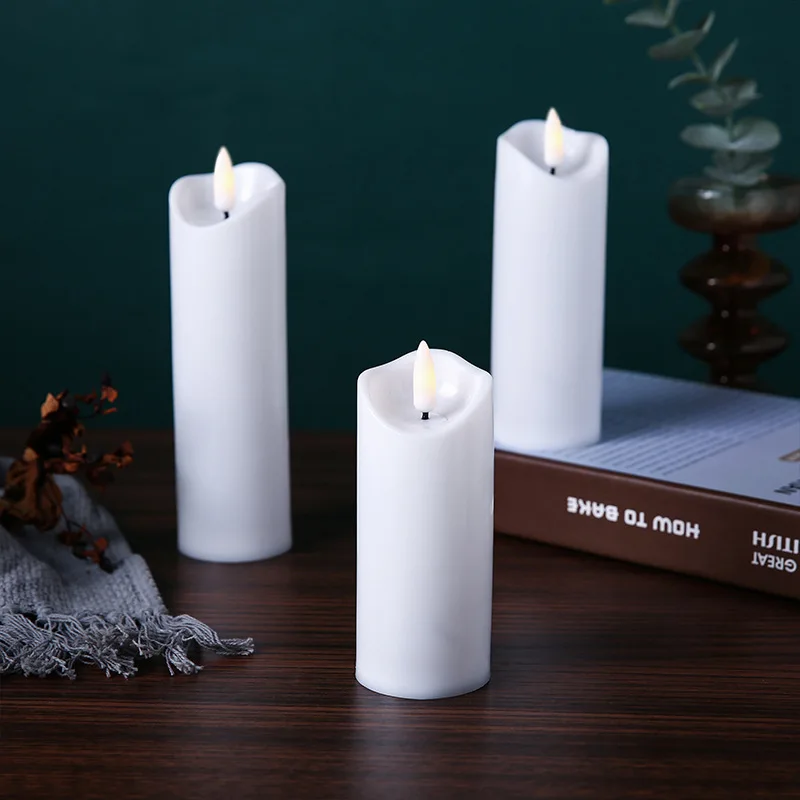 Led Electronic Candle Light Household Smokeless Lighting Birthday Hotel Wedding Decoration Scene Layout Props Candle Light
