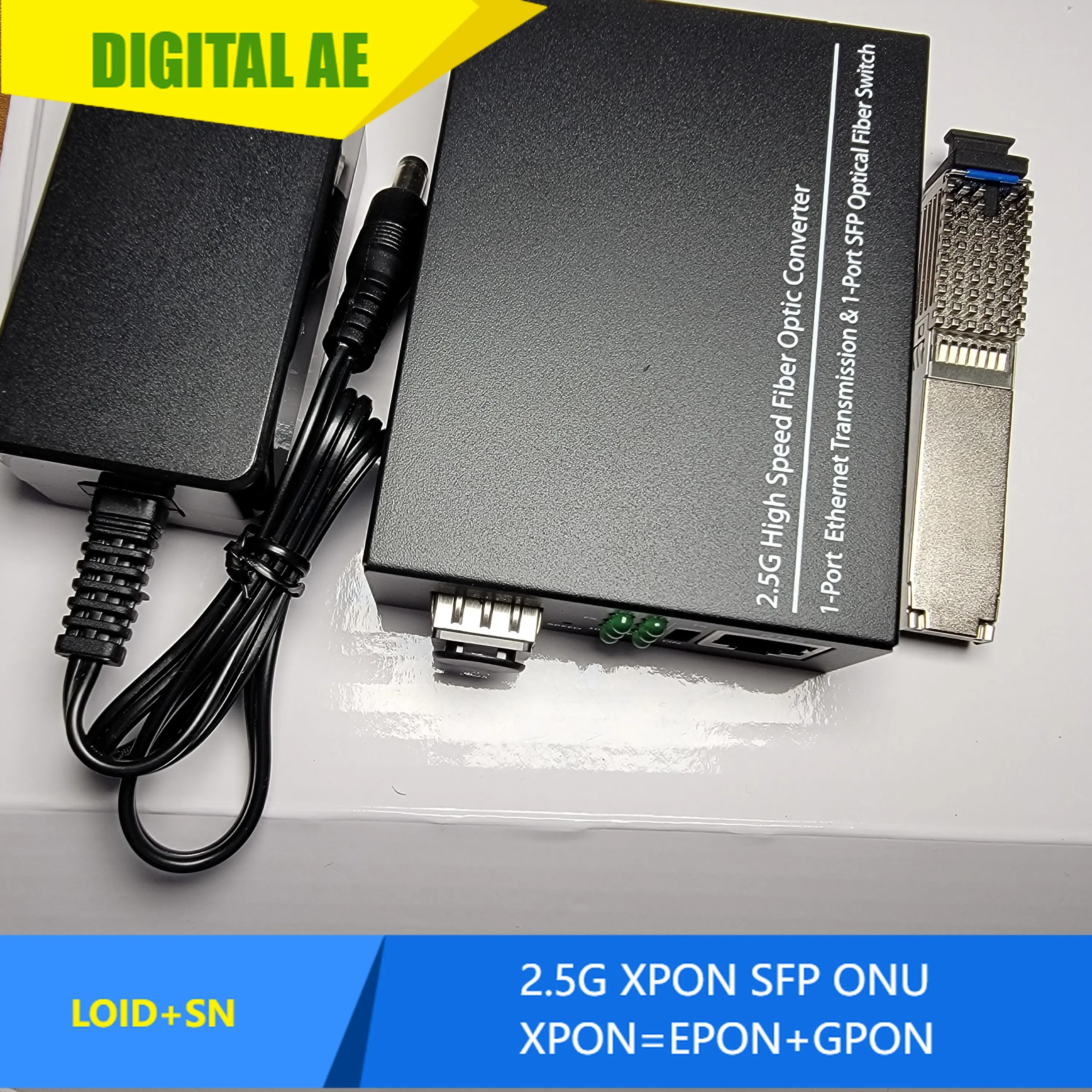 

2,5G XPON SFP Stick модуль GPON/EPON DDM мостовой режим ONU волоконно-оптический трансивер WEB ID/SN совместимый Mikrotik ODI MA5671A