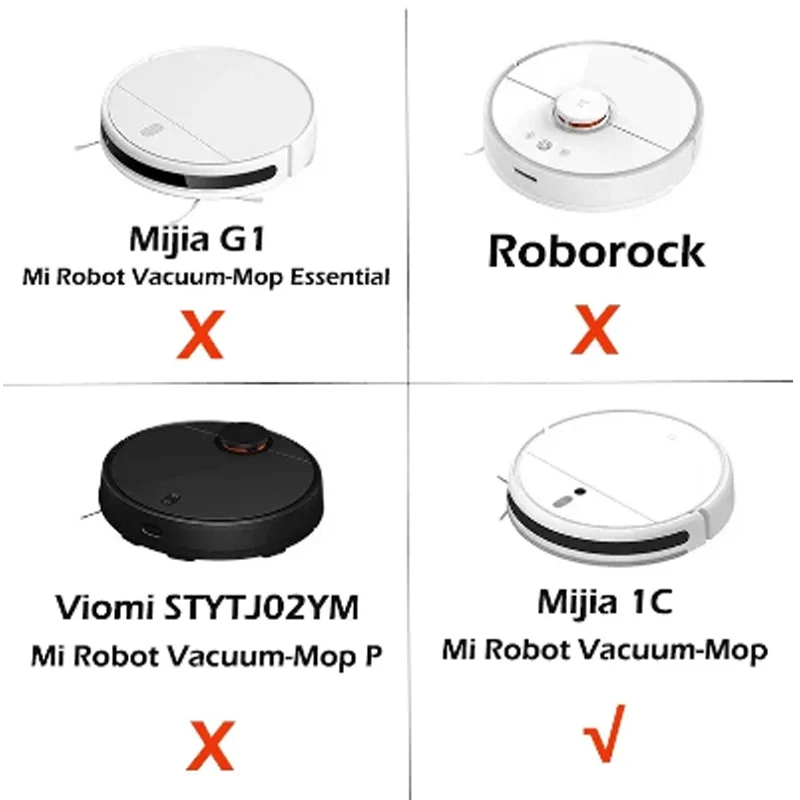 Water Tank Accessories For Xiaomi Mijia 1C STYTJ01ZHM Robot Vacuum Cleaner Cloth Mi Mop Xiami Replacement Parts