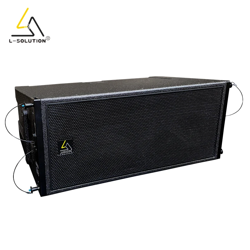 HDL208-A Dual 8 Inch Active Neodymium Magnet Line Array Outdoor Stage Speakers Pro Sound System DJ Powered Amplifiers