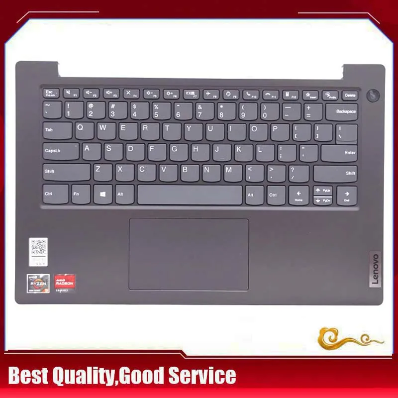 YUEBEISHENG                New/Orig For Lenovo V14 G2 ITL ALC IJL palmrest US keyboard upper cover Touchpad