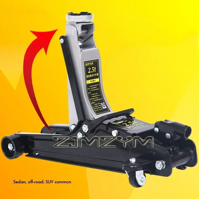 2.5Tons Ultra Low Position Single Pump Auto Car Sedan SUV Hydraulic Floor Lifting Jack Wheel Stand Auto Repairing Tire