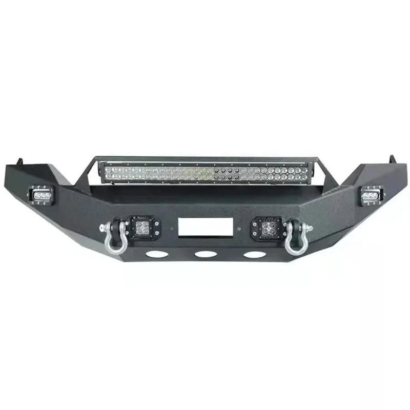 Cost Effective Powder Coated Steel Front Bull Bar Bumper Guard 4X4 Offroad Heavy Duty Exterior Mod Accessories