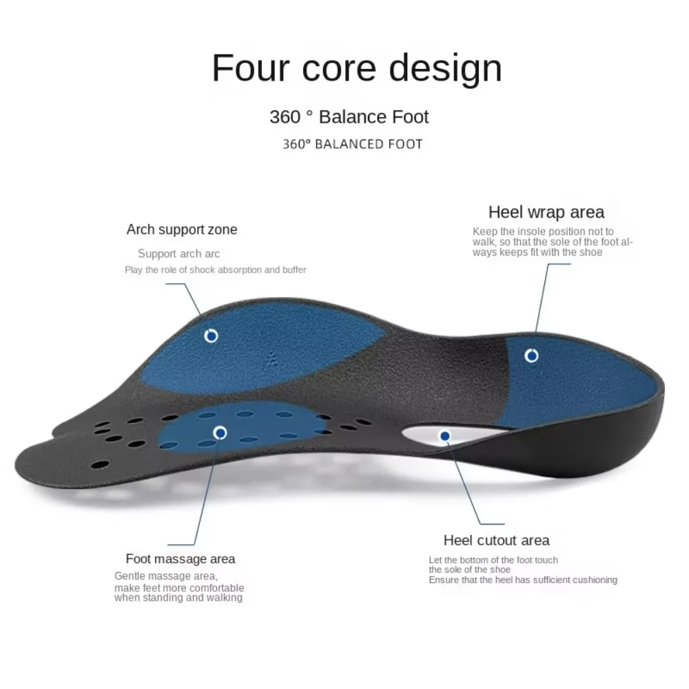 RHBJ 1 زوج النعال العظام قوس انهيار شقة القدم العظام النعال إدراج قوس دعم النعال أدوات العناية بالقدم للجنسين
