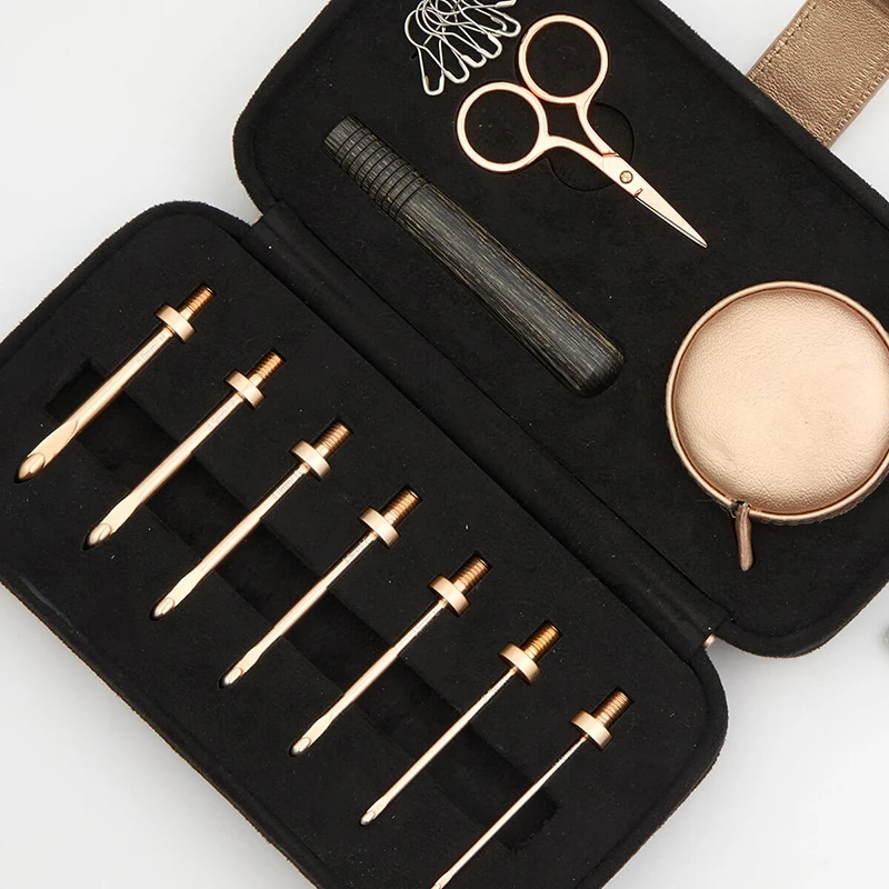 1 Set einseitige Häkelnadel-Se – Wooden Crochet Hooks Ergonomic Handle Bewertung und Preis
