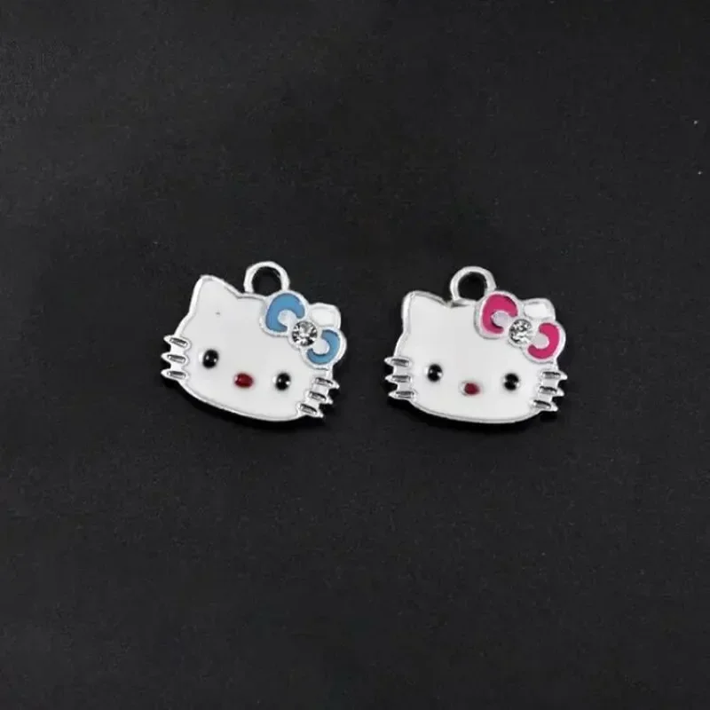 Sanrio Hello Kitty  Oil Dropping Jewelry Accessories Necklace Bracelet Earrings Pendant Girl Brithday Gifts