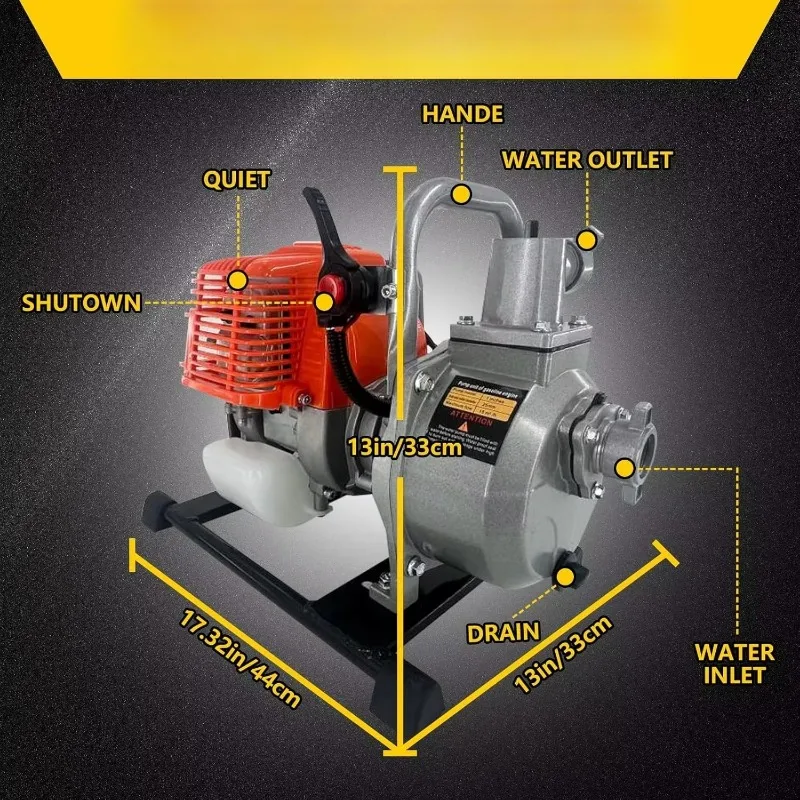 High‑Power Small High‑Head Agricultural Engine Water Pump for Outdoor Farm Irrigation