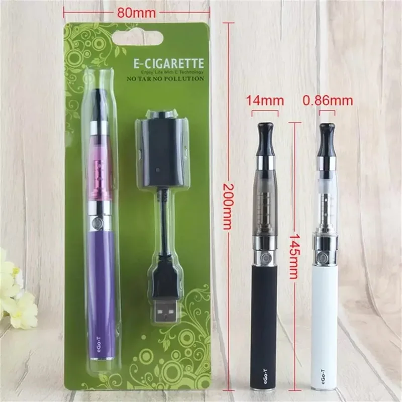 Ego Ce4 Starter Kit Electronic Cigarette 650mah/900mah/1100mah Ego Battery 1.6ml CE4 Atomizer Vaporizer Kit Smoke Vapor Vape Pen