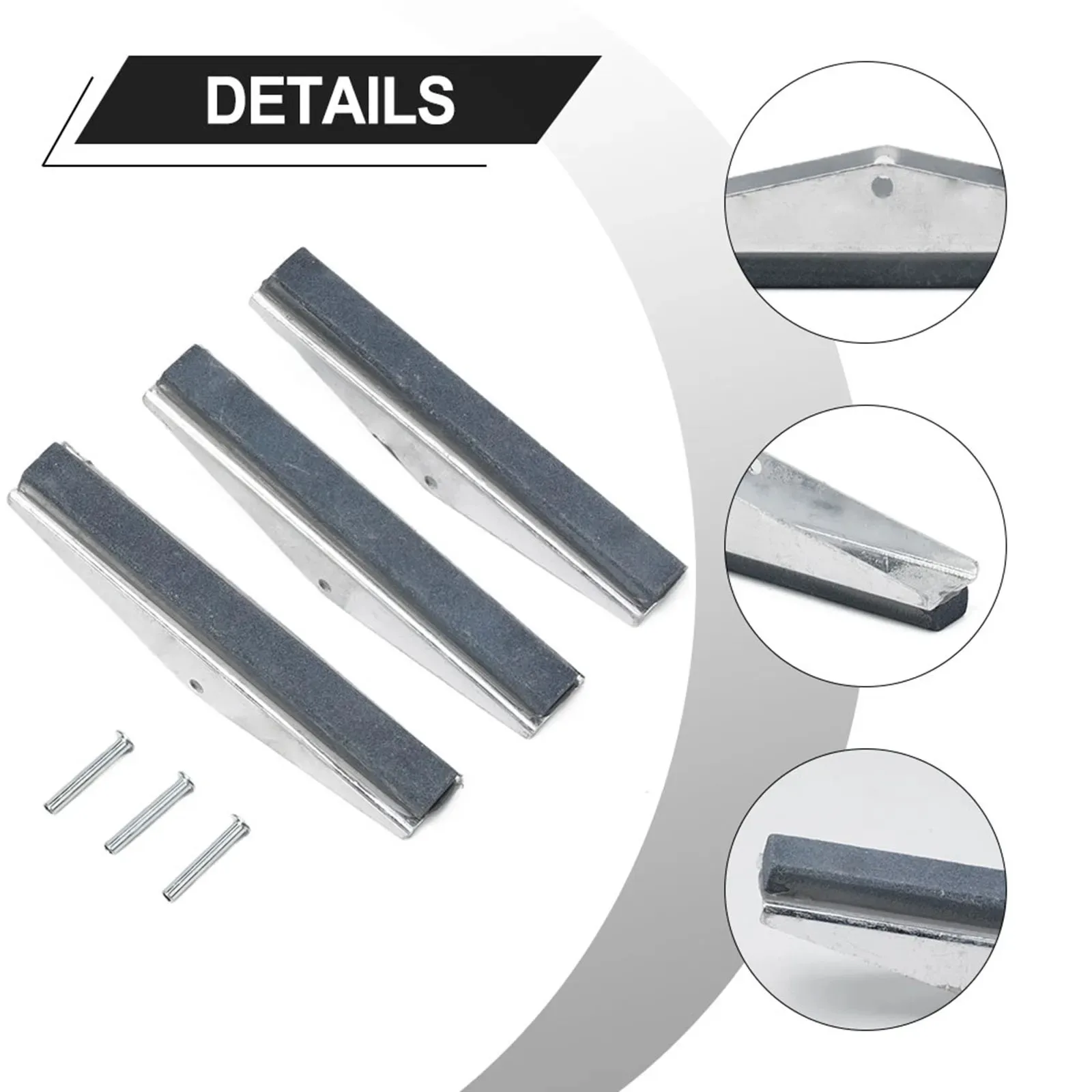 3pc Engine Cylinder Hone Replacement Stones Adjustable Brake Piston Cylinder Hone Tool For Auto Mechanics Heavy Duty Application