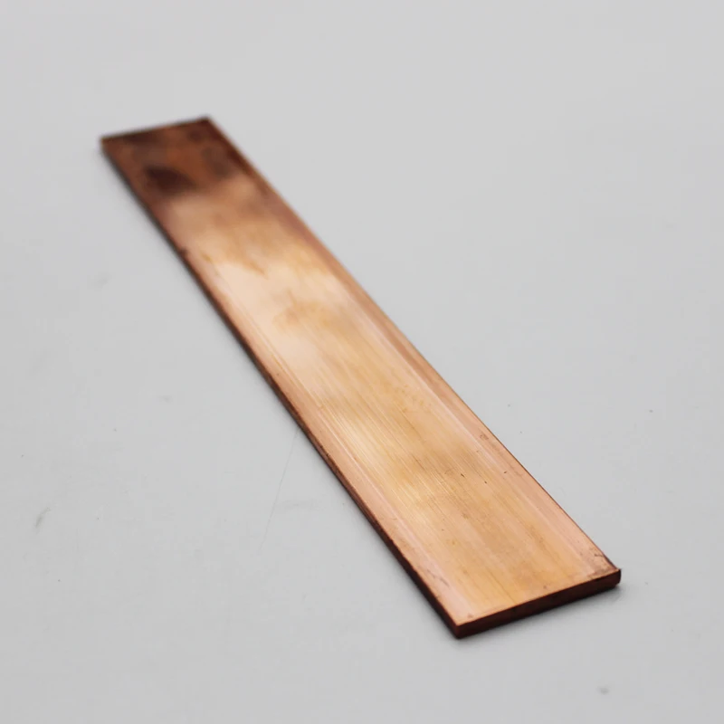 0.8x25x150mm Pure Copper 99.5% Plate Electrode Sacrificial Anode Plating Sheet