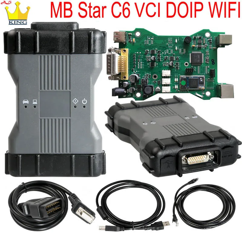 DOIP VCI MB Star C6 support CAN BUS with software SSD C6 WIFI Laptop DE LL E6420 I5 Multiplexer vci Diagnosis Tool SD Connect c6