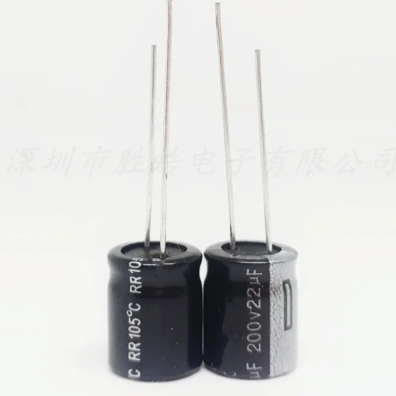 (5PCS/50PCS)   200V22uF  Series 10x20mm  High Quality  Aluminum Electrolytic Capacitors