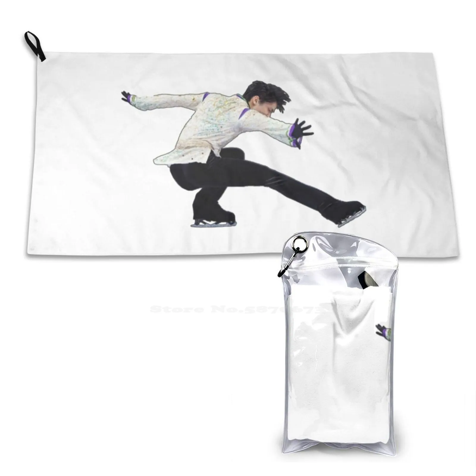 Yuzuru Hanyu-Seimei Quick Dry Soft Face Towel Home Outdoor Yuzuru Hanyu Figure Skating Seimei