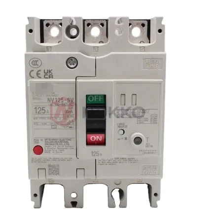 Original New Circuit Breaker NV125-SV 3P 125A Disjuntor 3 Amperes Zigbee Circuit Breaker 4 Channels 32a