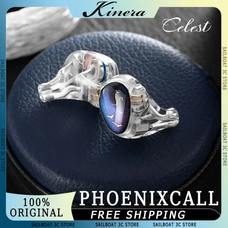 Kinera Celest Phoenixcall HiFi In-ear Earphone 1DD+2BA+2 Micro Planar Drivers Comfortable Wired IEM Earbuds Custom Music Headset